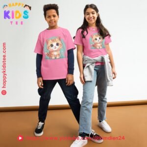 Cute Cat Zodiac Kids T-Shirt – Adorable Animal Design for Boys & Girls