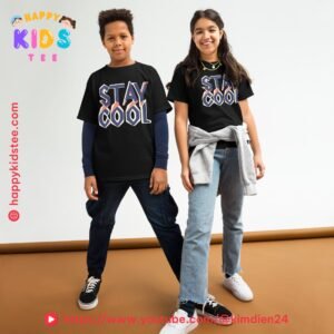 Stay Cool Kids T-Shirt – Bold Graphic Tee for Boys & Girls