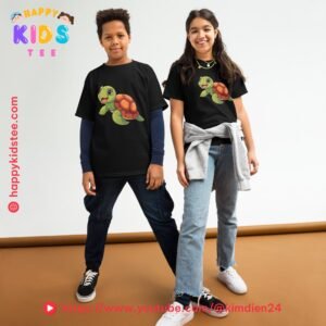 Cute Sea Turtle Kids T-Shirt – Ocean Animal Tee for Boys & Girls
