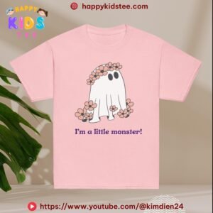 Cute Ghost T-Shirt for Kids – Adorable Halloween Tee for Boys & Girls