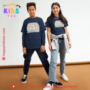 Cute Rat Zodiac Kids T-Shirt – Adorable Chinese Zodiac Animal Tee for Boys & Girls