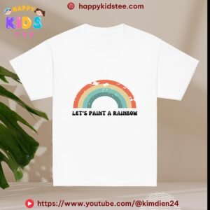 Cute Rainbow T-Shirt for Kids – Colorful Tee for Boys & Girls